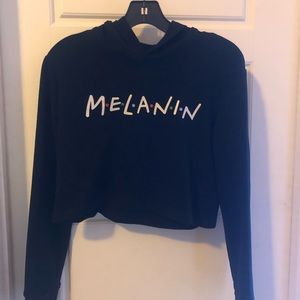 "Melanin" Friends Hooded Shirt